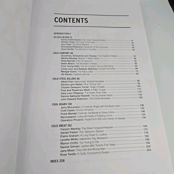 Cold Cases Charlotte Greig 2006 Serial Killer Hardcover - Picture 4 of 7